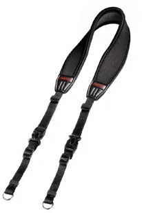 Hama kamera pasek (z neoprenu, regulacja długości, ergonomicznie, zintegrowany uchwyt na rękę) czarna, czarny (00027200) - Paski, szelki, uprzęże foto - miniaturka - grafika 3