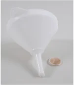 Części i akcesoria do maszyn rolniczych - Lejek z tworzywa Hünersdorff 200 mm z sitkiem - miniaturka - grafika 1