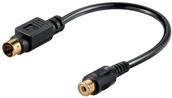 Kable - Wentronic kabel audio/video (4-pin mini DIN-wtyczki cinch Kupplung) 0,2 m 4040849608452 - miniaturka - grafika 1