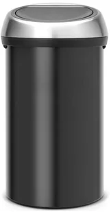Brabantia Kosz na śmieci Touch Bin 60L Czarny pokrywa FPP 402548 - Kosze na śmieci - miniaturka - grafika 2