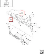 Części i akcesoria do maszyn rolniczych - CNH TULEJKA ZAWIESZENIA PRZEDNIEJ OSI 86501553 - miniaturka - grafika 1