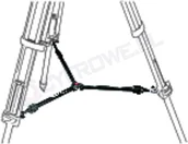 Akcesoria do statywów - Manfrotto MN537SPRB rozpórka - miniaturka - grafika 1