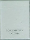 Szkolne artykuły papiernicze - Biurfol Okładka na dokumenty ucznia pionowa srebrna - miniaturka - grafika 1