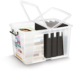Cep Pojemnik biurowy Smartbox, 65l, transparentny CHW686-90 - Pojemniki biurowe - miniaturka - grafika 3