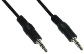 Kable - InLine kabel jack, 3,5 MM ST/ST, Stereo, 2,5 m, czarny 99936 - miniaturka - grafika 1