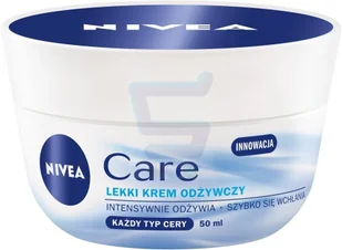 Nivea Care Lekki Krem Odżywczy 100ml - Kremy do twarzy - miniaturka - grafika 4