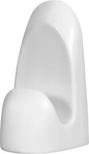 Bisk Wieszak łazienkowy pojedynczy OCEANIC plastik biały - Wieszaki łazienkowe - miniaturka - grafika 2