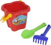 Zabawki do piasku - Polesie Poland Zestaw do piasku nr 24 wiaderko-kwiatek średnie mix - miniaturka - grafika 1