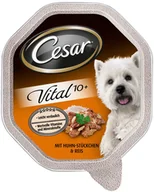 Mokra karma dla psów - Cesar Senior Vital 10+ 24 X 150 G - Kurczak I Ryż - miniaturka - grafika 1