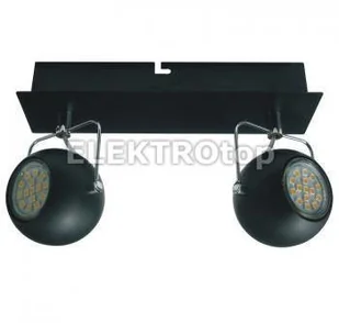 Candellux TONY KINKIET listwa LED 2X3W GU10 Czarny MAT 92-25012 - Lampy ścienne - miniaturka - grafika 2