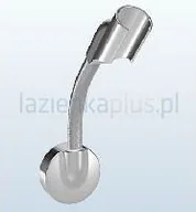 Akcesoria łazienkowe - Hansa Uchwyt ścienny słuchawki Clear 0444 0200 4440200 - miniaturka - grafika 1