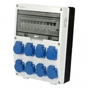 Rozdzielnie elektryczne - Doktorvolt Rozdzielnica TD-S/FI 8x230V gniazda Schuko Typ 11011 rozdzielnica budowlana erbetka 6497 - miniaturka - grafika 1