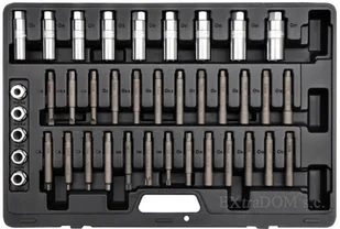 Yato Klucze do mocowania amortyzatorów kpl39części CrMo/CrV/8660 YT-0628 - Narzędzia warsztatowe - miniaturka - grafika 2