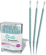 Szczoteczki międzyzębowe - Cleanpik Interdental BrushPicks - Wykałaczka ze szczoteczką do przestrzeni międzyzębowych - miniaturka - grafika 1