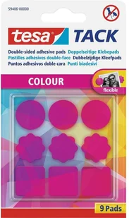 Tesa Płatki samoprzylepne usuwalne różowe 59406-00000-00 - Taśmy izolacyjne i naprawcze - miniaturka - grafika 2