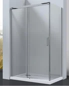 Kabiny prysznicowe - Omnires Soho 120x80 profil chrom szkło przezroczyste 3M CLP12X/CLR80X - miniaturka - grafika 1