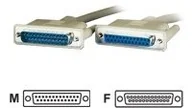 Kable komputerowe i do monitorów - Roline RS232 cable serial męskie - żeńskie 25polig D-Sub 113 m - 11.01.3630 - miniaturka - grafika 1