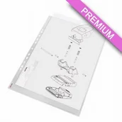 Koszulki na dokumenty - Esselte Koszulka zawieszkowa pionowa, groszkowa, 10 szt. ES157 - miniaturka - grafika 1