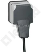 Gniazdka elektryczne - Legrand PLEXO: GNIAZDO 2P+Z IP66 090465 - miniaturka - grafika 1