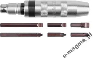 YATO wkrętak UDAROWY Cr-V + 6 BITÓW YT-2801 - Śrubokręty - miniaturka - grafika 2