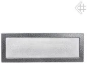 Akcesoria kominkowe - Kratki.pl Kratka kominkowa malowana czarno-srebrna 17x49 6674-898A9_201302021334 - miniaturka - grafika 1