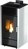 Piece wolnostojące - Cadel Wolno stojący Piecyk kominkowy na pellet Cristal 8,5 kW Air - miniaturka - grafika 1