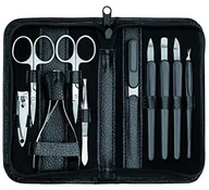 Akcesoria do paznokci - Clauss Etui do manicure clauss, 10-częściowy 10-cz. czarny 86186-M - miniaturka - grafika 1