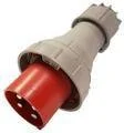 PCE Wtyczka przenośna 63A 4P 400V czerwona IP67 POWER TWIST 034-6 034-6 - Gniazdka elektryczne - miniaturka - grafika 2