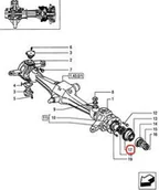 Części i akcesoria do maszyn rolniczych - CNH USZCZELNIACZ ZWOLNICY 5135387 - miniaturka - grafika 1