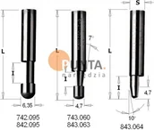 Frezy - CMT FREZY TRYMUJĄCE 742.095.11 - miniaturka - grafika 1