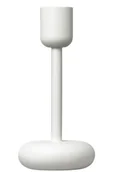 Świeczniki - Iittala wiecznik Nappula wysoki biały 1009086 - miniaturka - grafika 1
