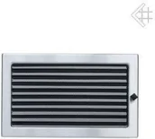 Akcesoria kominkowe - Kratki.pl Kratka kominkowa wentylacyjna powlekana szlifowana 22x30 z żaluzją 667 - miniaturka - grafika 1