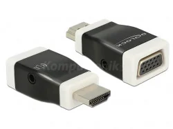 Delock Adapter HDMI-A (M) -> VGA(F) z funkcją audio 65586 - Adaptery i przejściówki - miniaturka - grafika 4