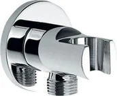 Akcesoria hydrauliczne - Sapho Przyłącze kątowe z uchwytem na rączkę, chrom 1205-09 - miniaturka - grafika 1