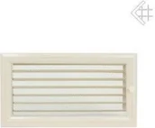 Akcesoria kominkowe - Kratki.pl Kratka kominkowa malowana OSKAR kremowa 17x30 z żaluzją 6674-898A9_201 - miniaturka - grafika 1