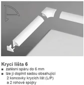 Akcesoria do armatury i ceramiki - Ravak Zestaw do listwy maskującej 6 biały B440000001 - miniaturka - grafika 1