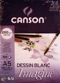 Podobrazia, bloki, papiery - Canson Blok DO RYSUNKU I AKWARELI IMAGINE 200G A5 50ARK 200006009 - miniaturka - grafika 1