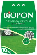 Nawozy ogrodnicze - Biopon Nawóz do trawnika 10kg z mchem - miniaturka - grafika 1