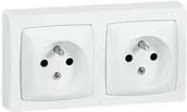 Gniazdka elektryczne - Legrand 086076 OTEO GNIAZD. 2P+Z / GNIAZD. 2P+Z - miniaturka - grafika 1