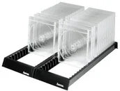 Pudełka i akcesoria na płyty CD - Hama stojak na płyty CD, czarny czarny (00048000) - miniaturka - grafika 1