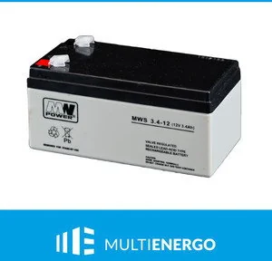 MW Power Akumulator AGM MWS 3.4-12 12V 3.4Ah T1 - Akumulatory ogólnego zastosowania - miniaturka - grafika 2