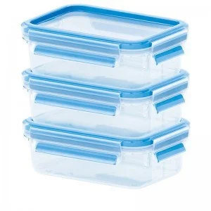 Emsa Zestaw trzech Zestaw pojemników kuchennych Clip&amp;Close 1 L EM-508558 juz od 8,9 - Pojemniki kuchenne - miniaturka - grafika 2