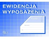Druki akcydensowe - Michalczyk&Prokop Druk EWIDENCJA Wyposażenia K-7 A5 MP852 - miniaturka - grafika 1