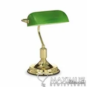 Oprawy, klosze i abażury - Ideal Lux LAWYER TL1 OTTONE oprawa stołowa 1 x 60W E27 13657 013657 - miniaturka - grafika 1