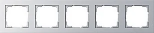 Gira E2 ALU Ramka 5-KROTNA 021525 - Klawisze i ramki - miniaturka - grafika 2