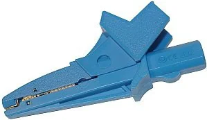 Sonel K-02 Krokodylek niebieski 1 kV 20 A WAKROBU20K02 - Kostki, złączki, wtyczki - miniaturka - grafika 2