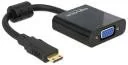 Adaptery i przejściówki - Delock Adapter AV HDMI mini C - D-Sub15 65514 - miniaturka - grafika 1