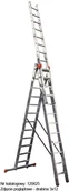 Drabiny - Krause Tribilo drabina aluminiowa wielofunkcyjna na SCHODY 3x8 121226 - miniaturka - grafika 1