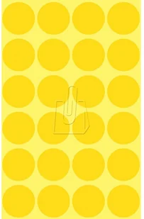 Avery Zweckform Kolorowe kółka do zaznaczania Zweckform 96etyk./op. 18mm żółte PROMOCJA! AVE-3007 - Etykiety do drukarek - miniaturka - grafika 6