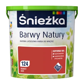 Śnieżka Barwy Natury Bukiet Róż 124 2,5L - Farby zewnętrzne - miniaturka - grafika 3
